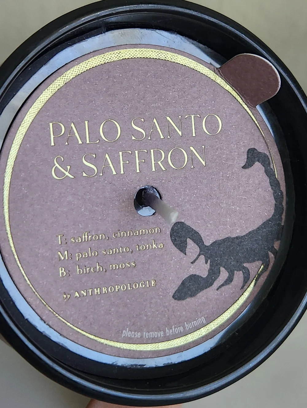 Anthropologie matte black